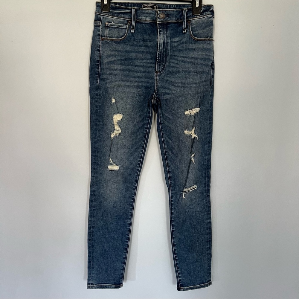 Abercrombie Simone High Rise Super Skinny Jeans 27/4S